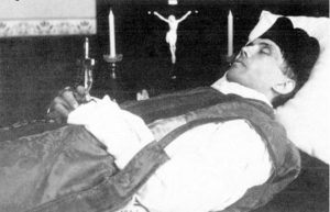 Bl. Poppe on his deathbed